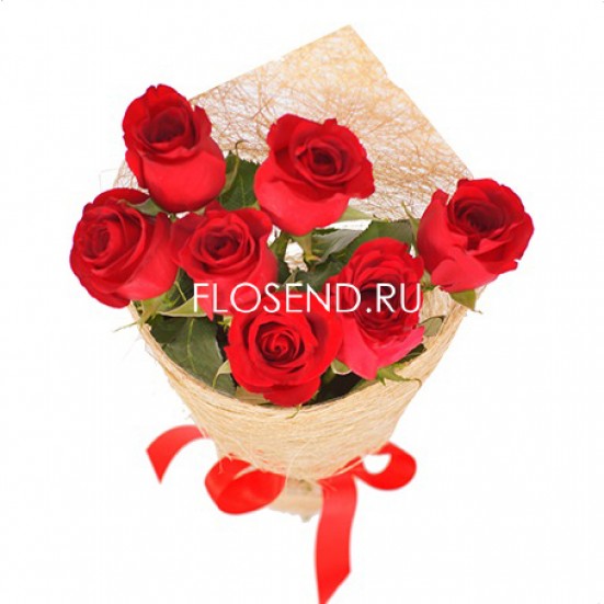 Букет «7 красных роз» - фото 2
